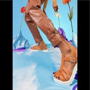 New Direct This is Our Other Line Strappy Sandal 37 or 39; 7 or 9
